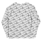 Alien Cowboy Antique World White Unisex Sweatshirt