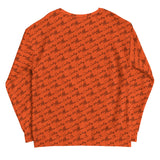Alien Cowboy Cursive World Outrageous Orange! Unisex Sweatshirt