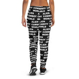 Alien Cowboy World Women's Joggers - Black