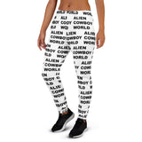 Alien Cowboy World Women's Joggers - White