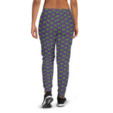The Happy Cat Women's Purple Joggers