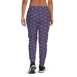 The Happy Cat Women's Purple Joggers