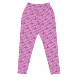 Alien Cowboy Cursive World Women's Joggers - Pink