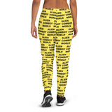 Alien Cowboy World Women's Yellow Joggers