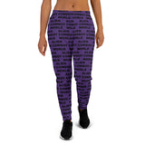 Alien Cowboy World Women's Purple Joggers