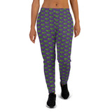 The Happy Cat Women's Purple Joggers