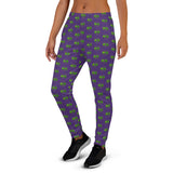 The Happy Cat Women's Purple Joggers