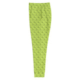 Alien Cowboy Cursive World Women's Joggers - Highlighter Green