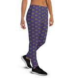 The Happy Cat Women's Purple Joggers