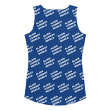 Alien Cowboy World Women's Blue Tank Top
