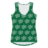Alien Cowboy World Women's  Green Tank Top