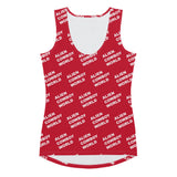 Alien Cowboy World Women's Red Tank Top
