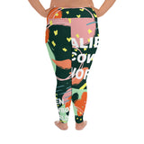 Tropical ACWorld Plus Size Leggings