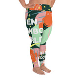 Tropical ACWorld Plus Size Leggings