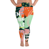 Tropical ACWorld Plus Size Leggings