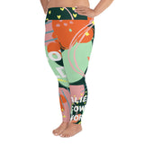 Tropical ACWorld Plus Size Leggings